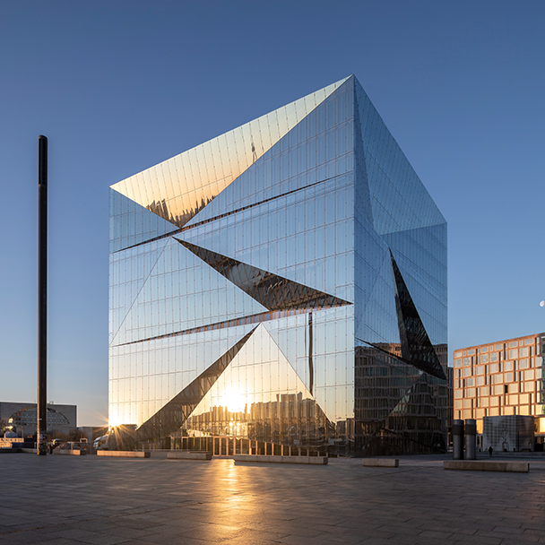 Das Cube-Gebäude in Berlin