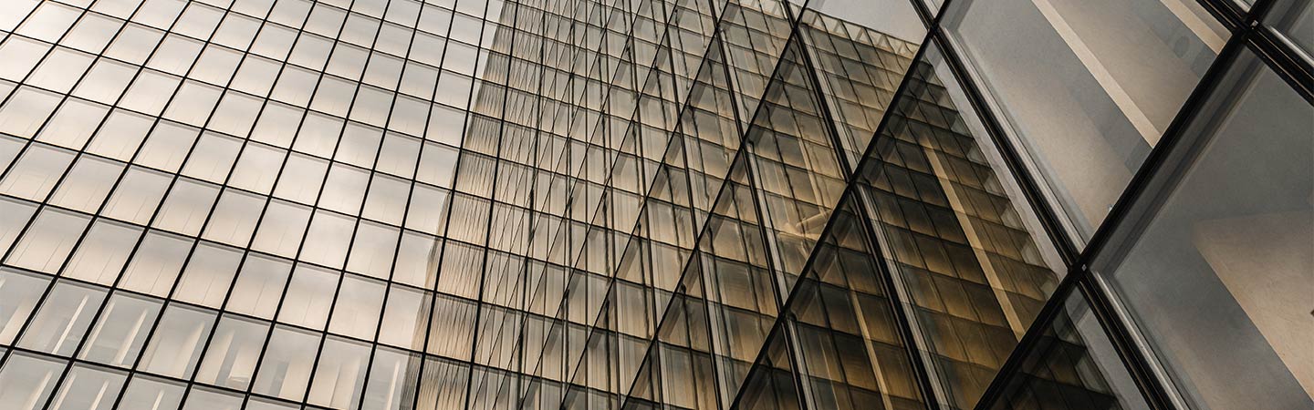 Wolkenkratzer aus Glas