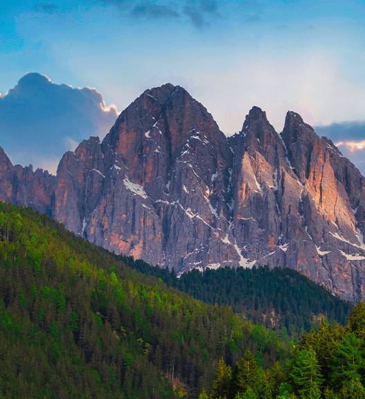 mountains and hills