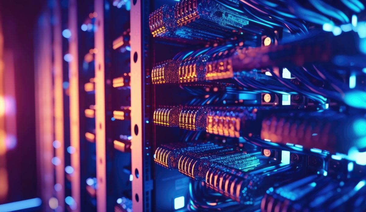 Image of an server room.