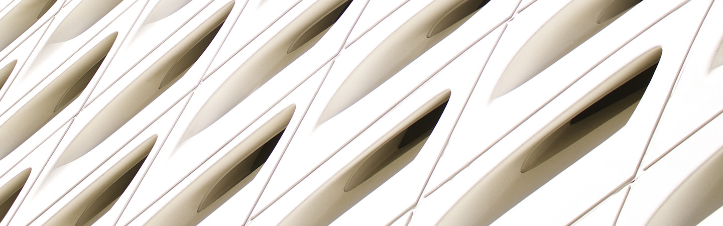White pattern with elongated oval