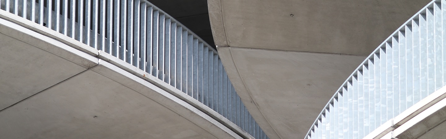 Close-up view of a building's interior