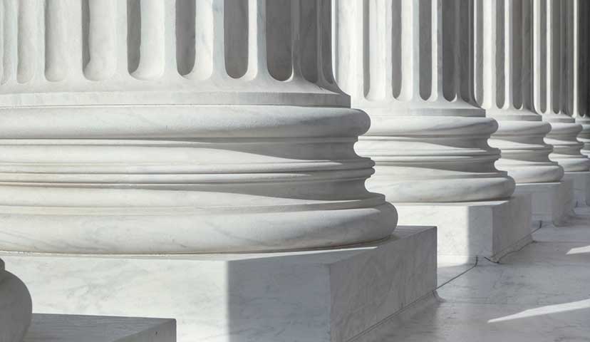 photo of architectural columns