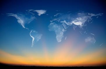 sunrise from space