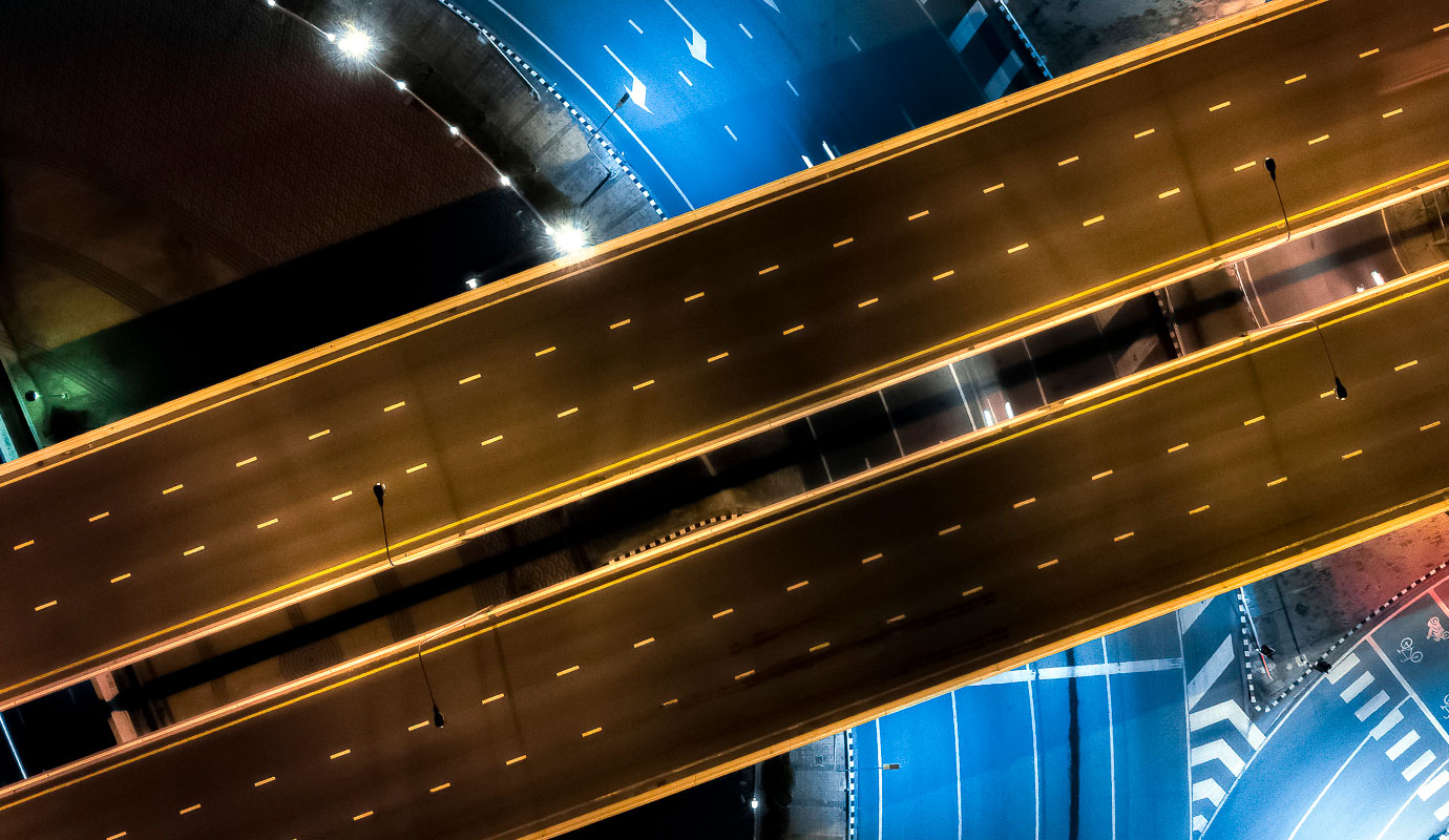 Two parallel bridges