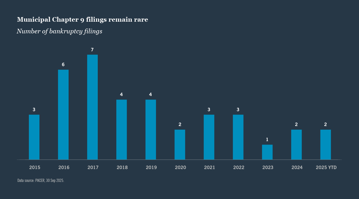Municipal bankruptcy filings