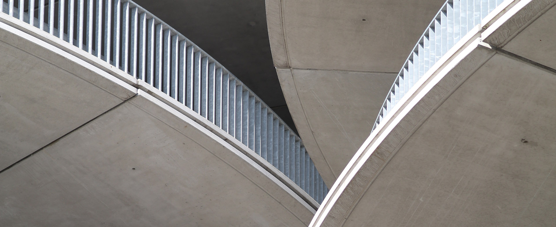 Close-up view of a building's interior