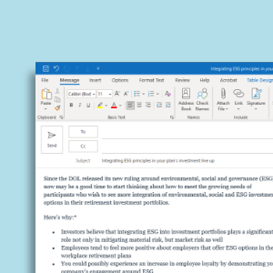 Email template thumbnail