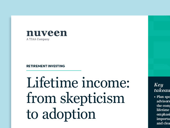 Lifetime income from skepticism to adoption