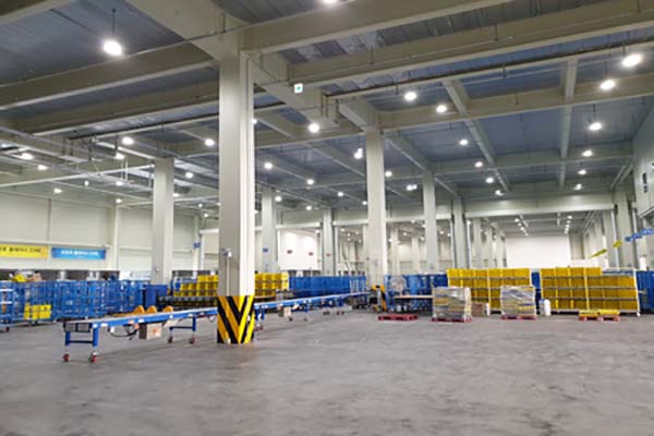Namyangju Logistics, Seoul, inside of logistics centre