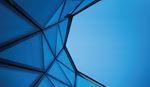 Abstract blue geometric pattern