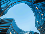 Curved skyscrapers