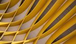 Yellow curved architecture