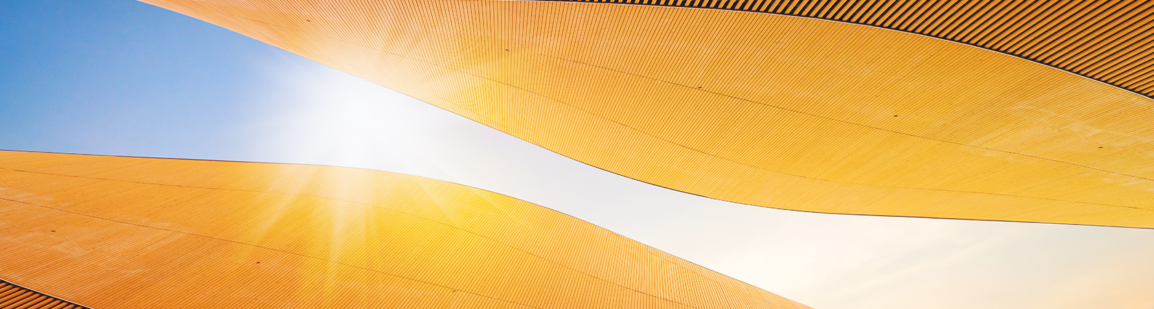 Ariel view of sunlight through abstract image