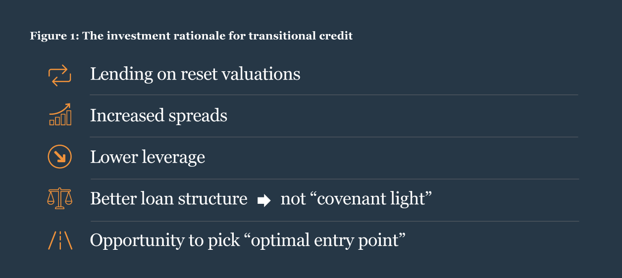 Chart 1 for the investment rationale for transitional credit
