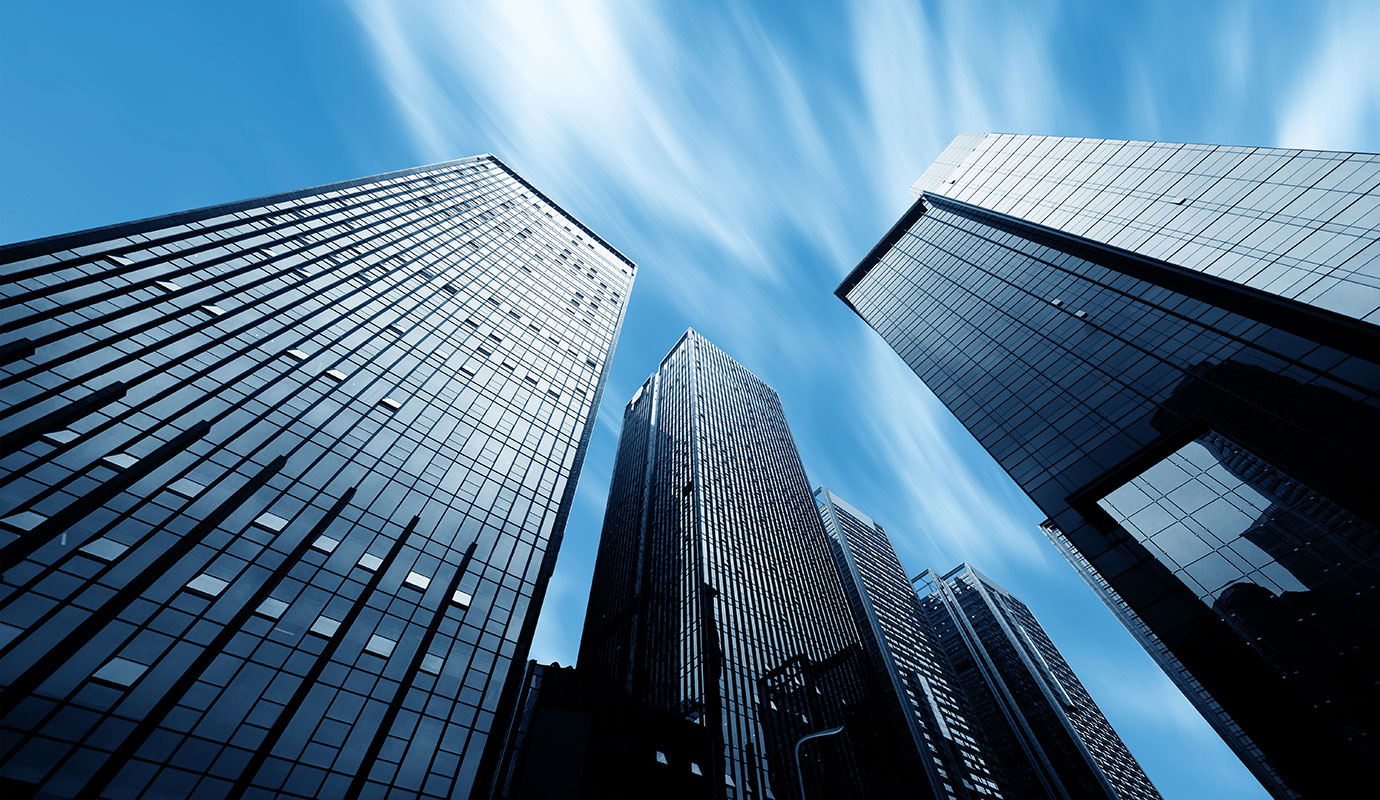 Skyscrapers and clear sky