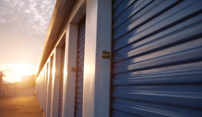 Storage unit corridor