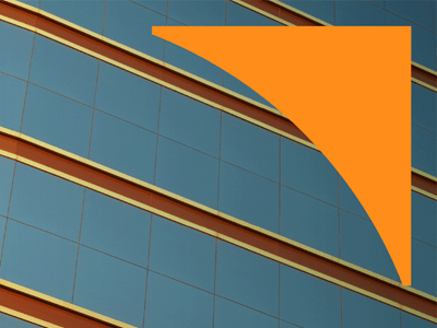 Abstract architectural pattern with geometric overlay