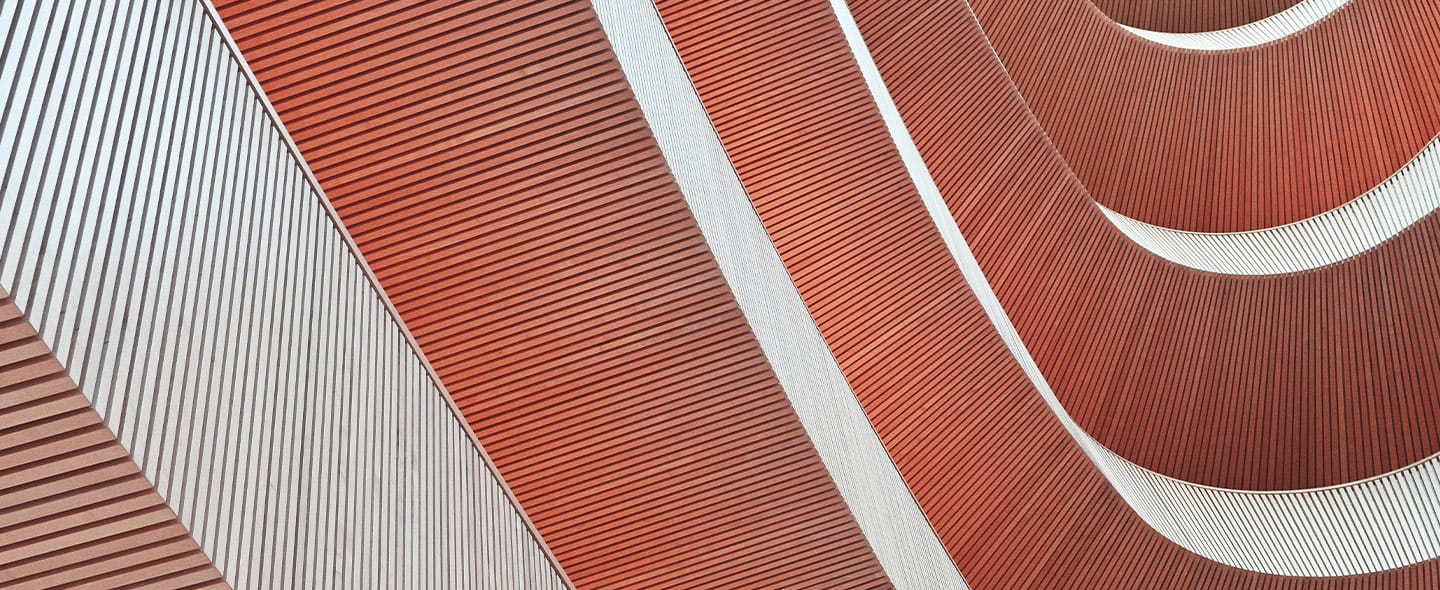 Abstract building exterior