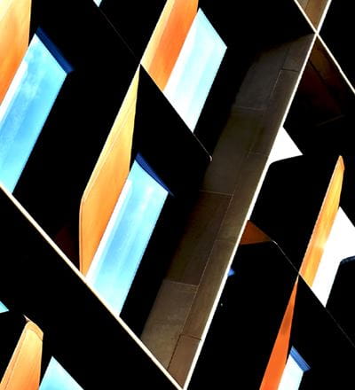 External photograph of office windows