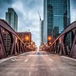 Chicago bridge and buildings