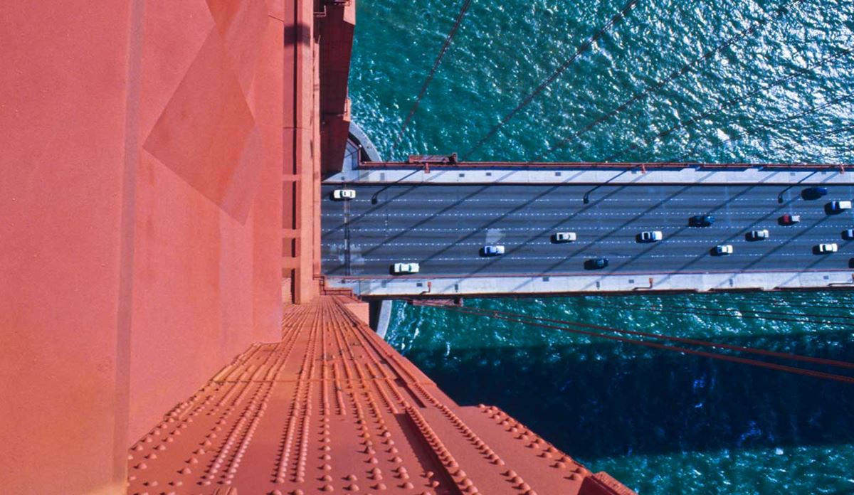 Bridge aerial view