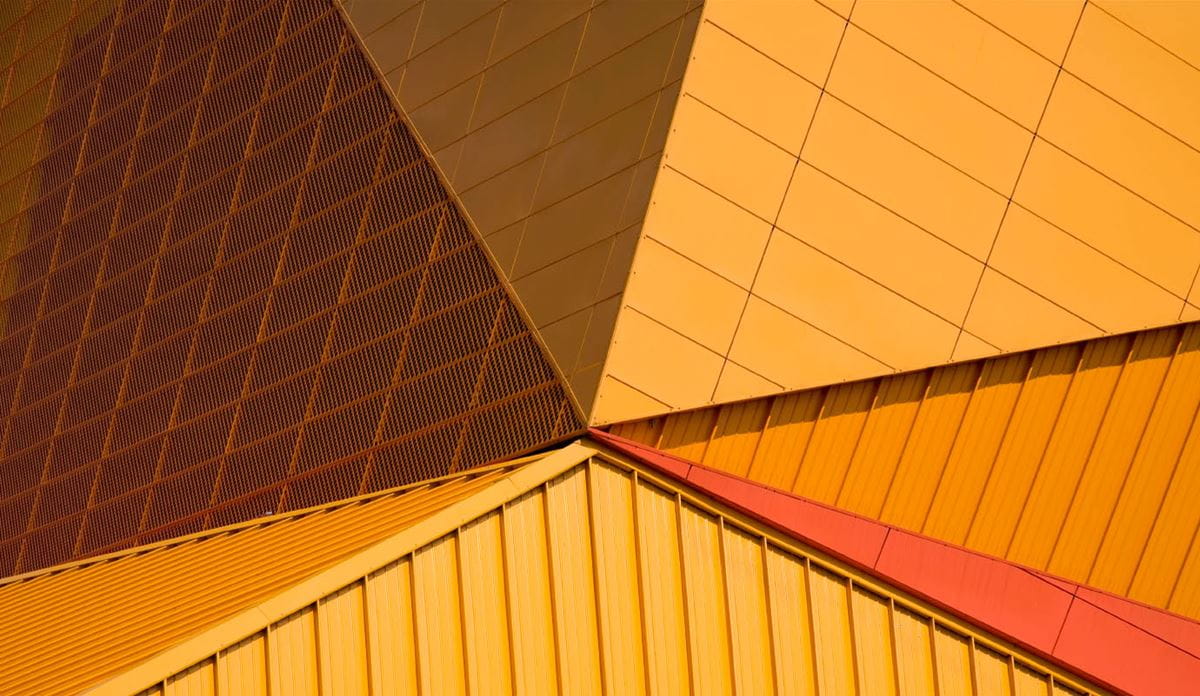 Geometric building facade