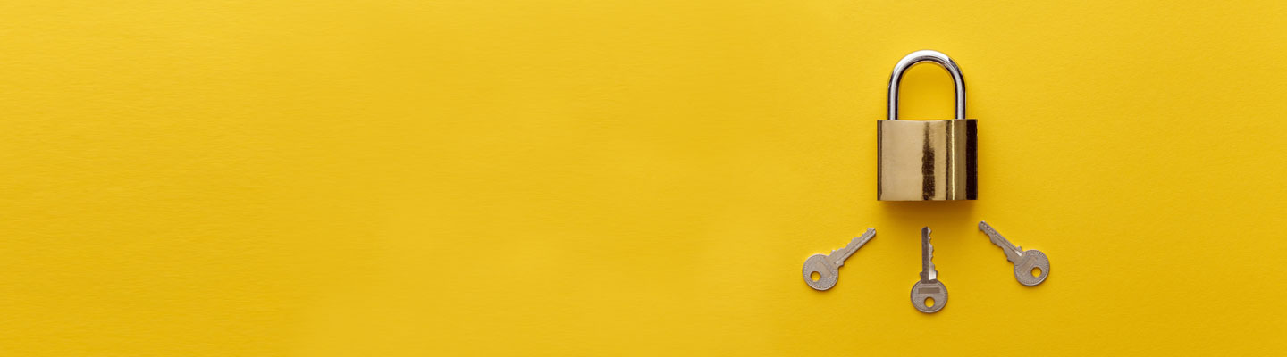 Three keys and one lock