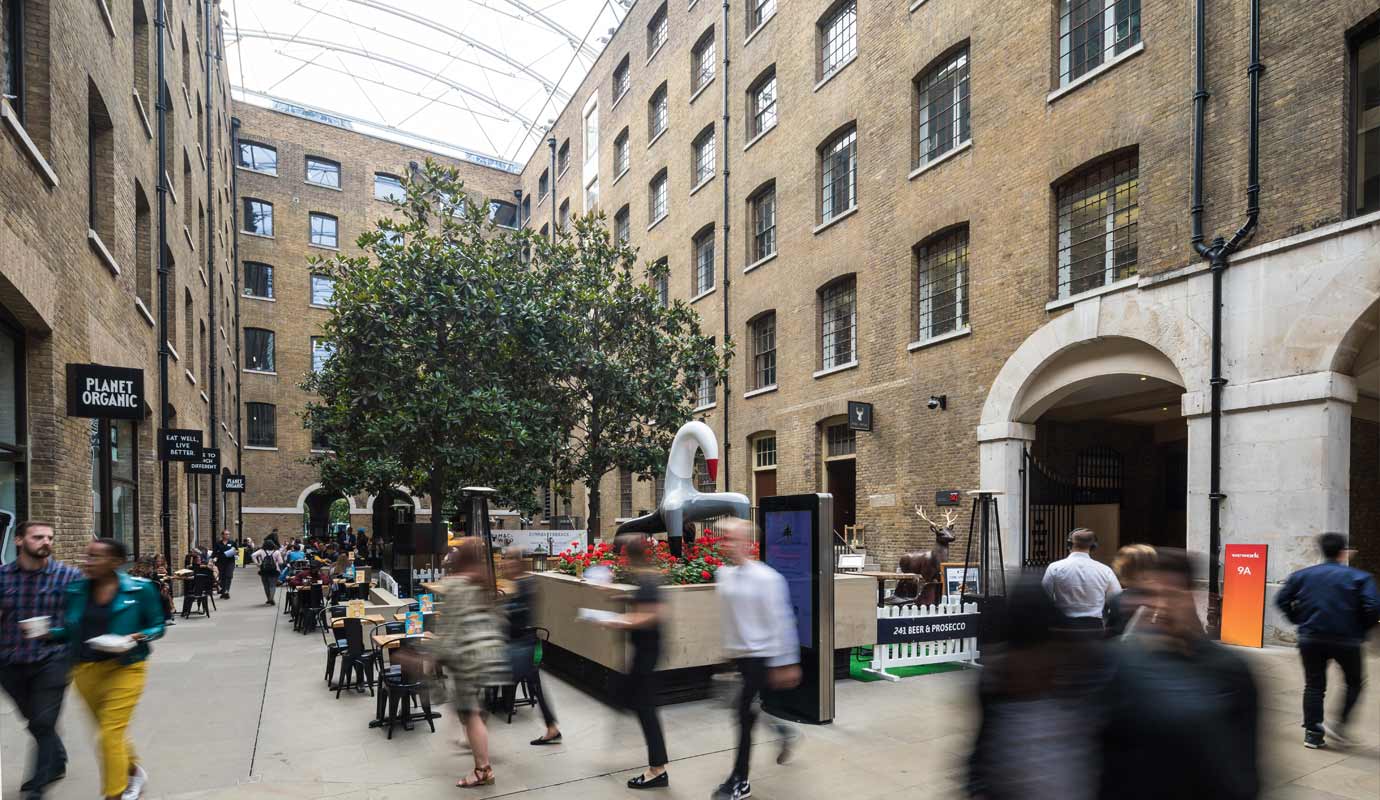 Beautiful View of Devonshire Square