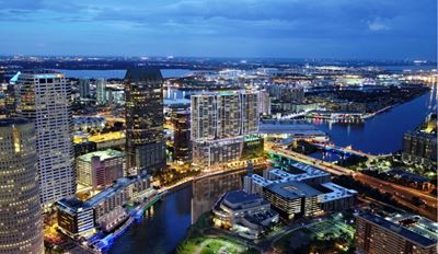 City Waterfront Aerial