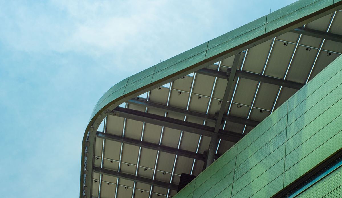 Underside of a structure