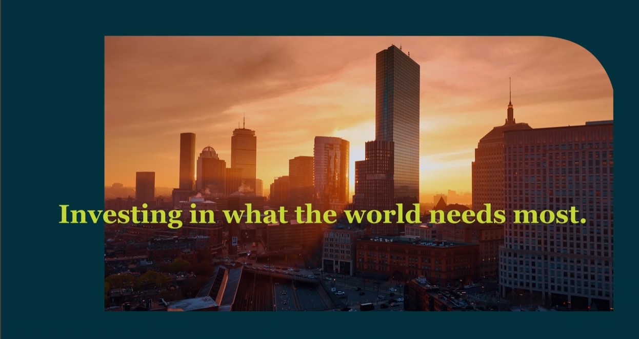 Investing in what the world needs most