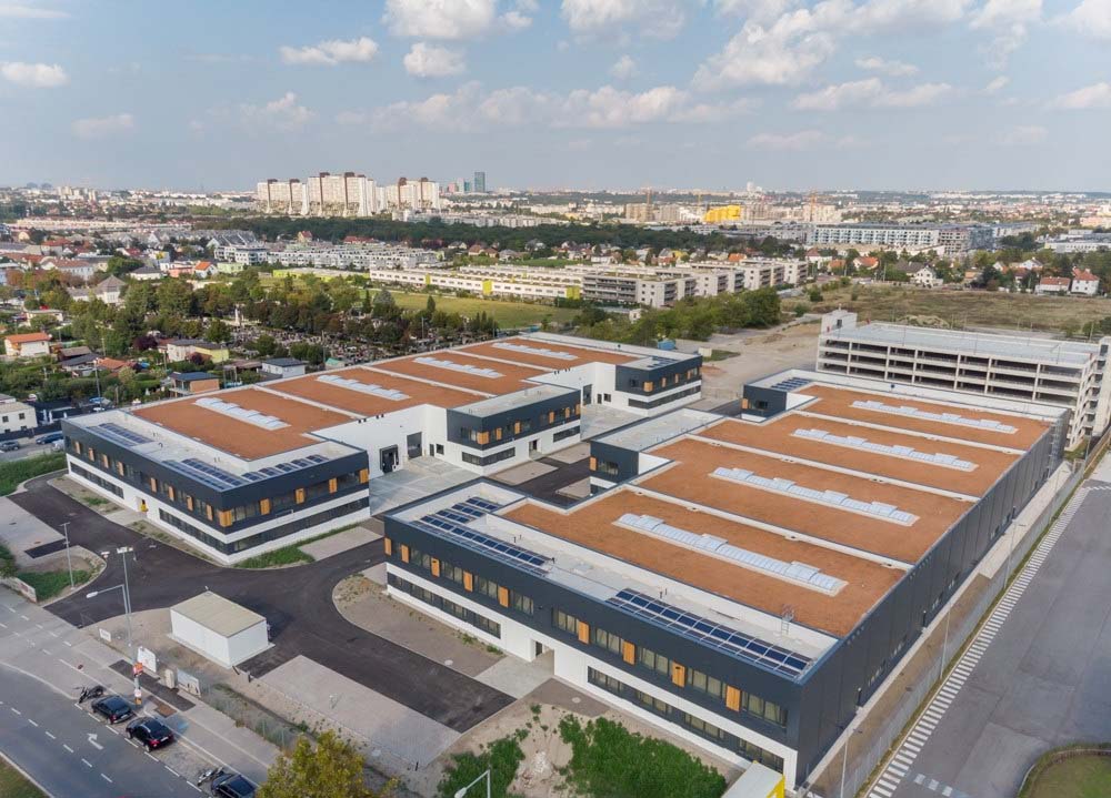 Vienna park aerial view