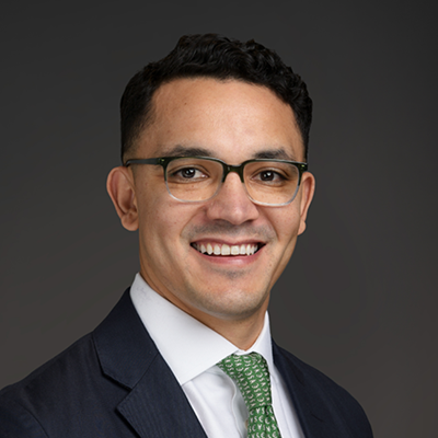 Person smiling for a portrait