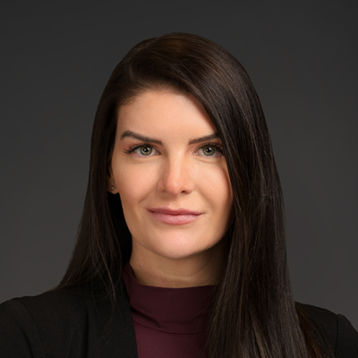 Person smiling for a portrait