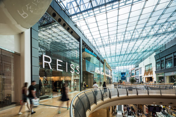 Interno del centro commerciale Bullring