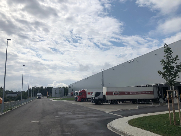 Zona di carico camion di Leipheim