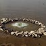 circle of rocks